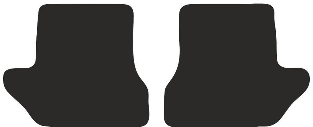Rear Floor Mats For Citroen C3 Pluriel Cabrio 2003-2010