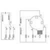 24TE 3A/250V 6A/125V Zipper Switch 3 Speed Pull Chain Control Nickel Fan Wall Switch