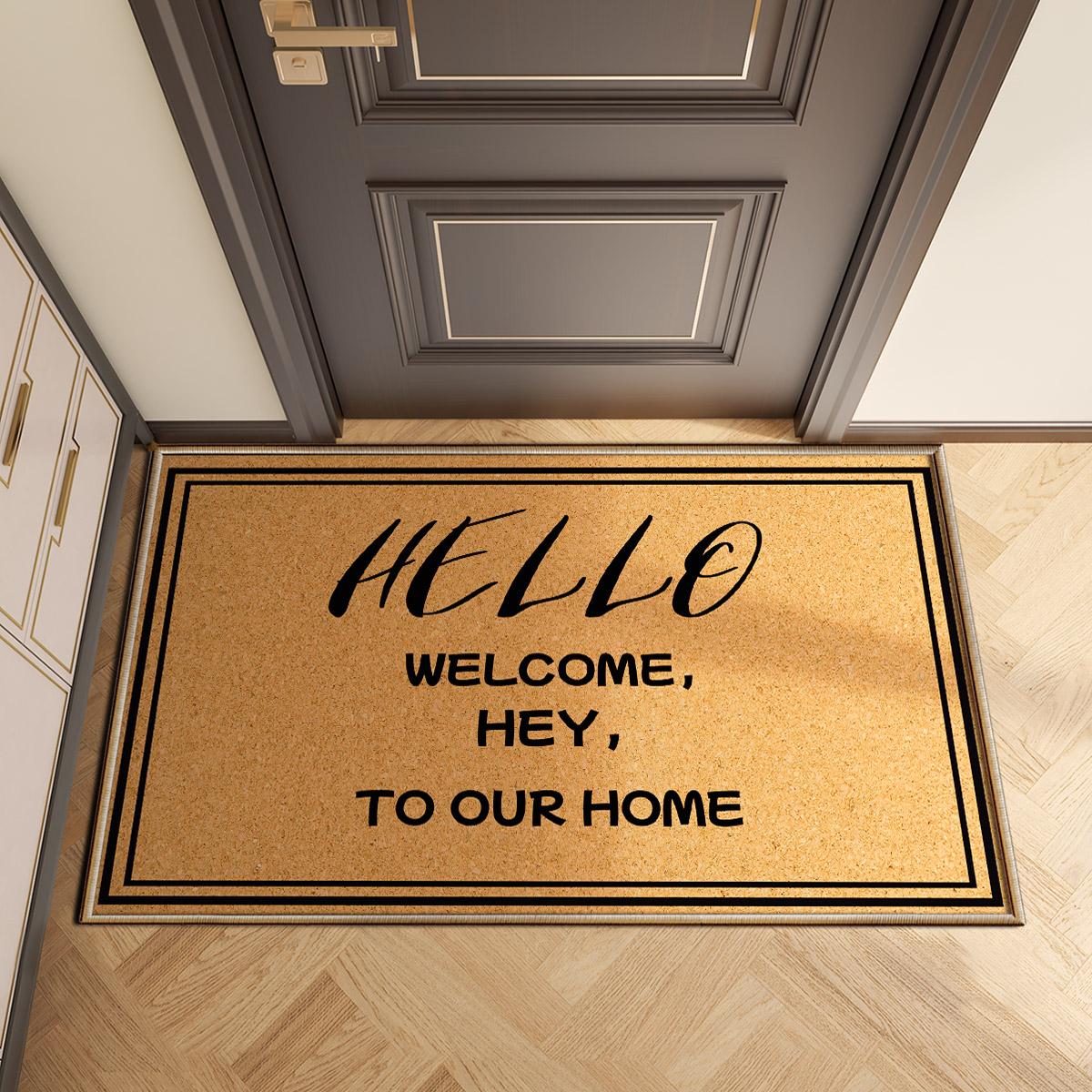 

Entrance Door Mat Outdoor Front Doormat Welcome Room Rugs Hallway Mats Washable Home Decor For Living Room 40x60cm