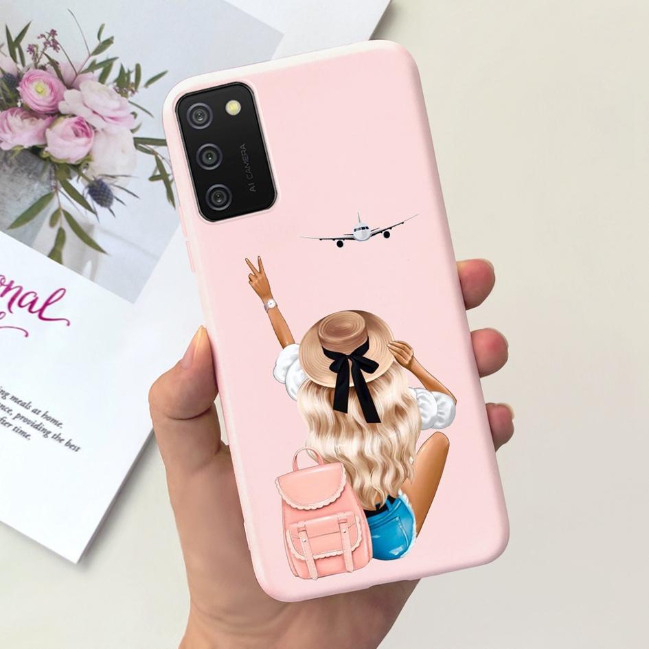 For Samsung A03s A02s Case New Fashion Flower Butterfly Shockproof Bumper For Samsung Galaxy A03s SM-A037F A 02s SM-A025F Covers
