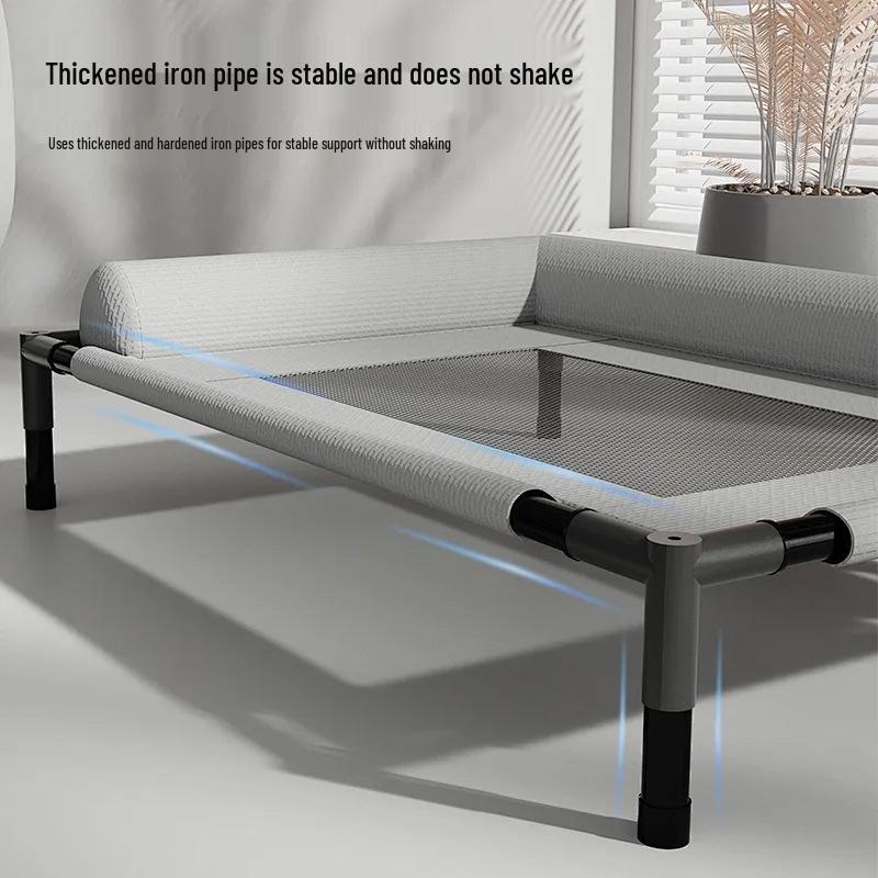 All-Season Washable Off-Ground Dog Bed for Small/Medium Pets - Moisture-Proof