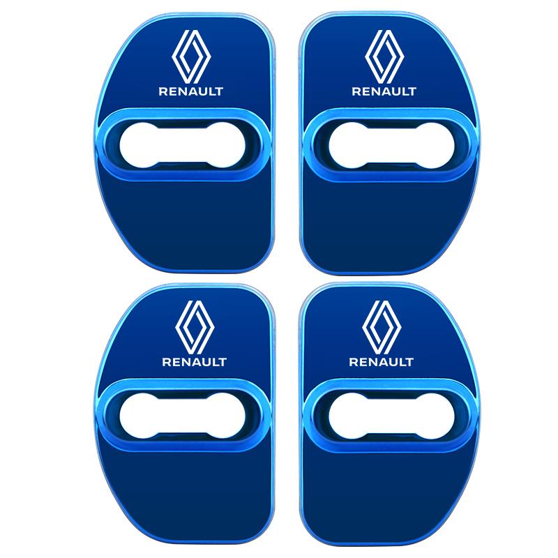 For Renault 2026 New Hub Caps Car Styling Door Lock Cover Emblems Case For Renault koleos duster megane 2 logan clio Kadjar Car