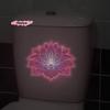 Autocollants de Toilette Lotus M-Glow-In-The-Dark Amovibles Auto-adhésifs Décoration de Salle de Bain Autocollants Muraux Autocollant de Décoration Intérieure