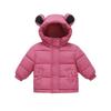 Kids Winter Warm Puffer Jacket With Hooded Design Boys Girls 3-8 Years Thick Lined Cotton Coat