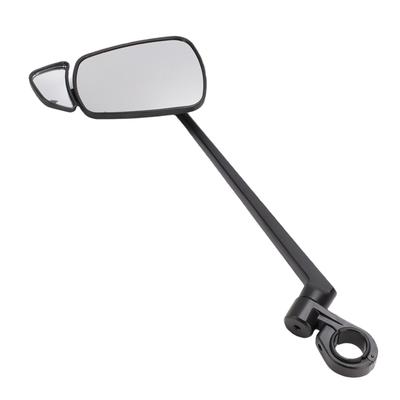 Handlebar Bike Mirror 360 Degrees  Rotatable Wide Angle Adjustable Bicycle Rearvie Mirror with Auxiliary Mirror for