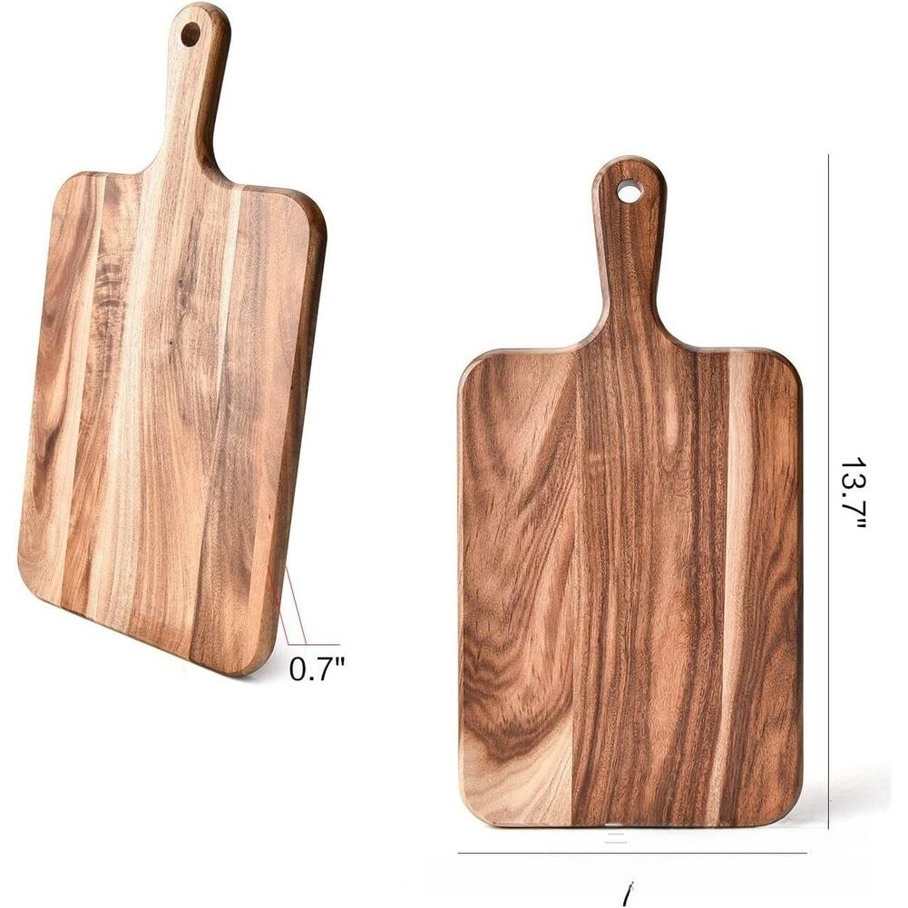 Natural Wood Grain Acacia Cutting Board Double-sided Board