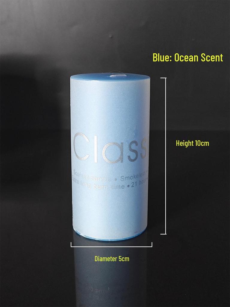 Set of 3 Aromatherapy Candles with Holders – Smokeless, Fragrant, and Ideal for Emergencies or Romantic Occasions.