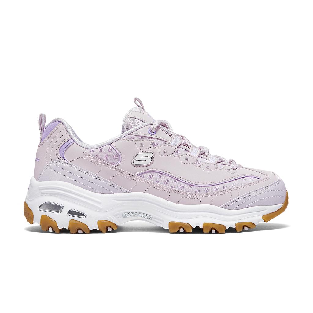 Skechers DLites Baskets de Course Tendance Basses pour Femmes Rose Violet 150547-LAV