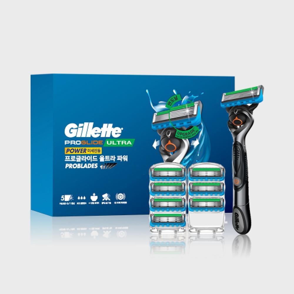 Gillette 2024 Proglide Ultra Power Ручка для бритья 1 + 8 Лезвий Proglide Ultra Power 1+8 [G182]