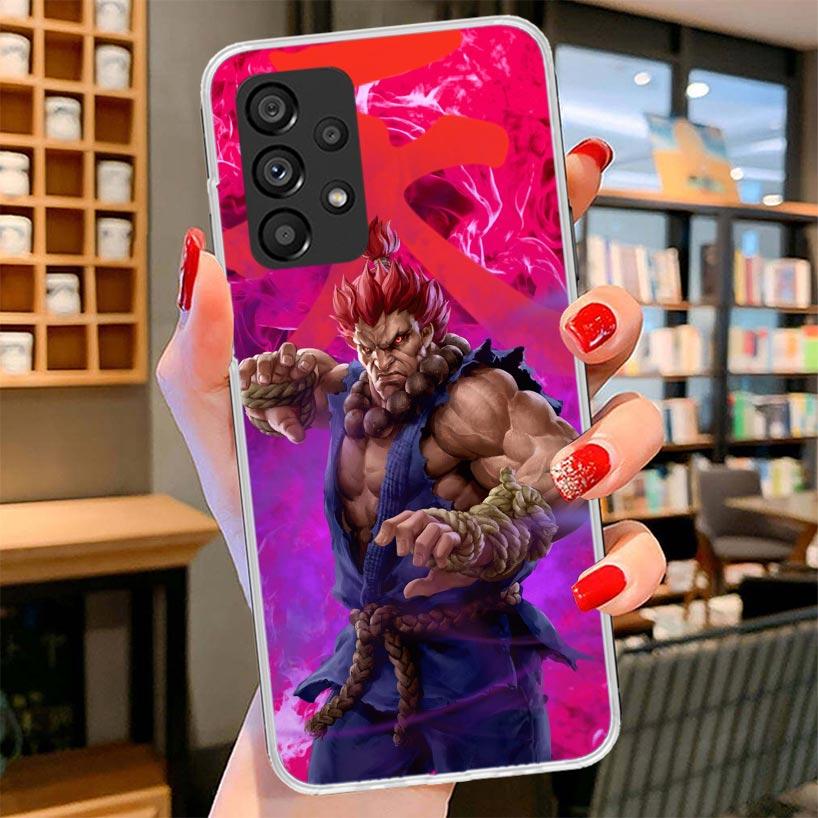 Game S-Street F-FighterS Phone Case For Samsung Galaxy A12 A22 A32 A52 A72 A02S Phone Case Note 20 Ultra 10 S10 Plus A51 A71 A50