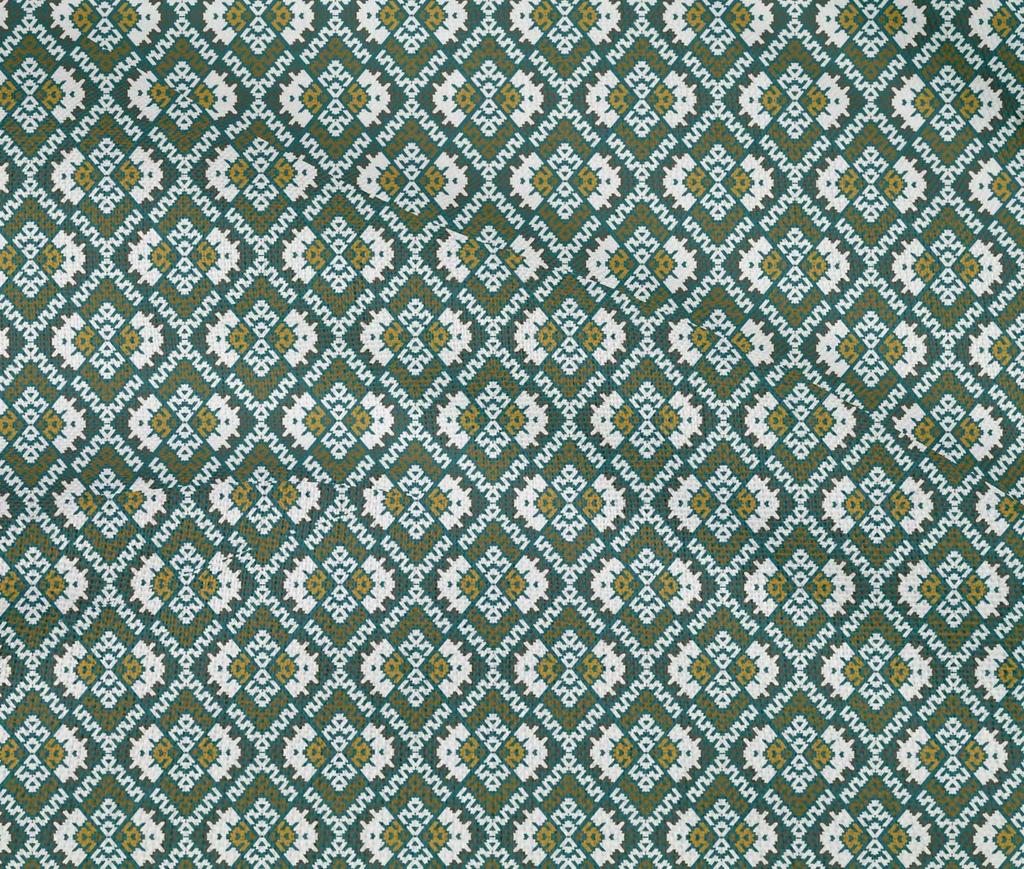 oneOone Baumwoll-Flex-Stoff Karomuster Flammenstich-Dekor Stoff Bedruckt BTY 40 Zoll