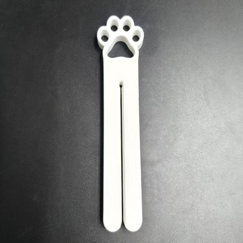 

Creativity Portable 3D Printed Cat Food Extrusion Tool Multi Functional Open-Mouth Design Cat Food Paste Bag Clip Food Dispenser A2