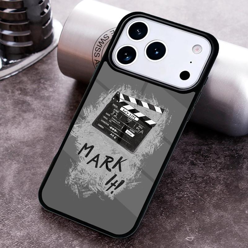 Clapper Board Film Movie Maker Phone Case For iPhone 17 16 15 14 13 12 11 Pro Max Plus 17Air Soft Silicone Cover