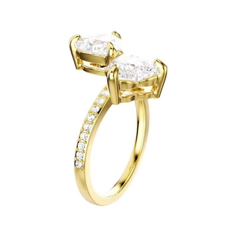 Swarovski Mesmera zircon crystal ring, same style for men and women, white 5733481