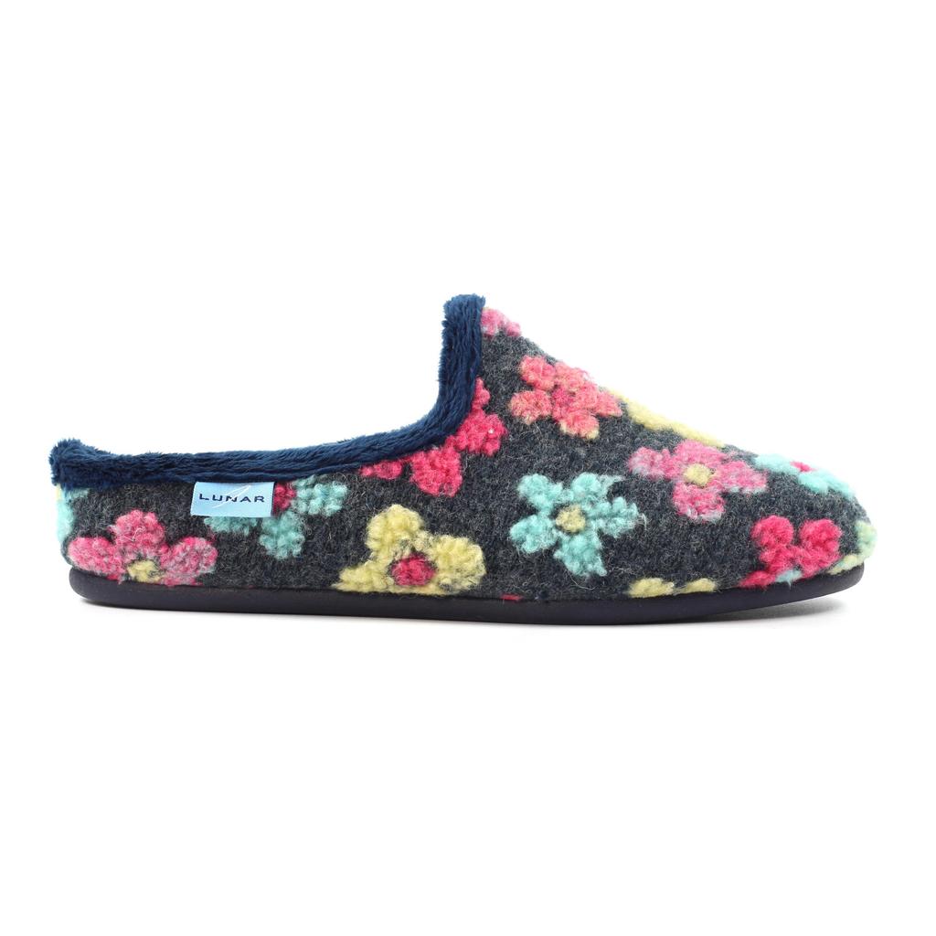 Lunar Womens/Ladies Dolly Mule Slippers