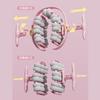 Massage Roller with Dual Row Nodes Slimming Massager for Leg Waist Arm Buttocks Muscle Relaxation Pain Relief Home Spa Use