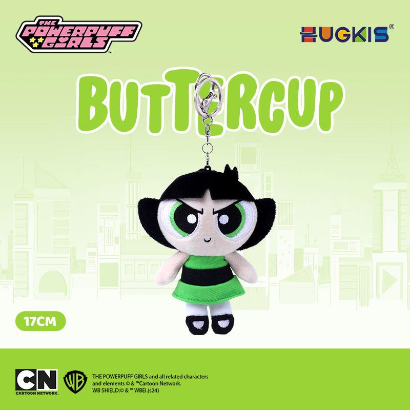 Powerpuff Girls Plush Keychain - Cute Cartoon Bubbles Pendant Birthday Gift