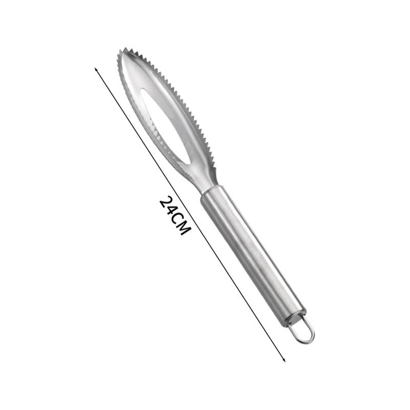 Stainless Steel Fish Scale Scraper & Descaling Brush