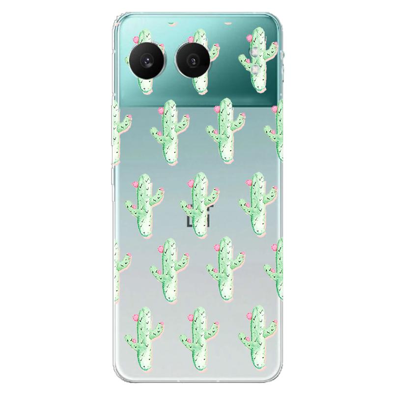 

For Oneplus nord 4 5G Case Flower Clear TPU Soft Transparent Silicone Back Cases for OnePlus Nord 4 Phone Cover CPH2663 Coque - CPH2663