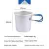 Tazza Pieghevole da Campeggio Portatile in Alluminio - Perfetta per Caffè, Tè e Soju nelle Avventure all'Aperto.