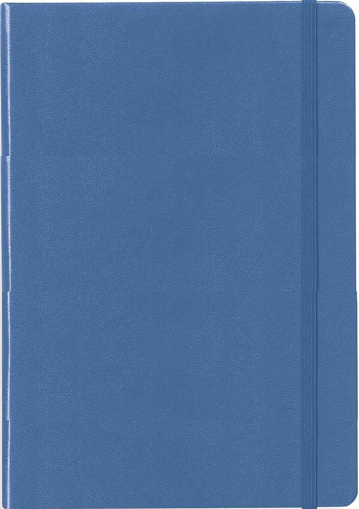 Leuchtturm A5 Horizontal Soft Officially Imported Notebook, Ruled, Cover, Denim, 361569,