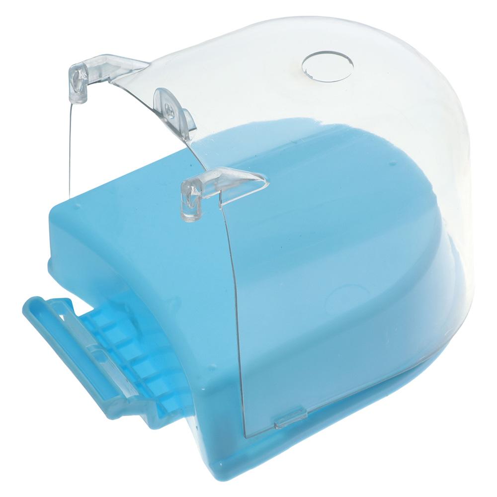 Hanging Bird Bath for Cage Transparent Shower Box Parrot Shower Perch