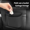 Hanging Rear Seat Garbage Bin Compact Car Door Trash Can Portable Car Trash Can  Storage Box
