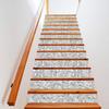 13pcs/set 3D Stair Riser Floor Stickers Waterproof Removable Adhesive DIY S