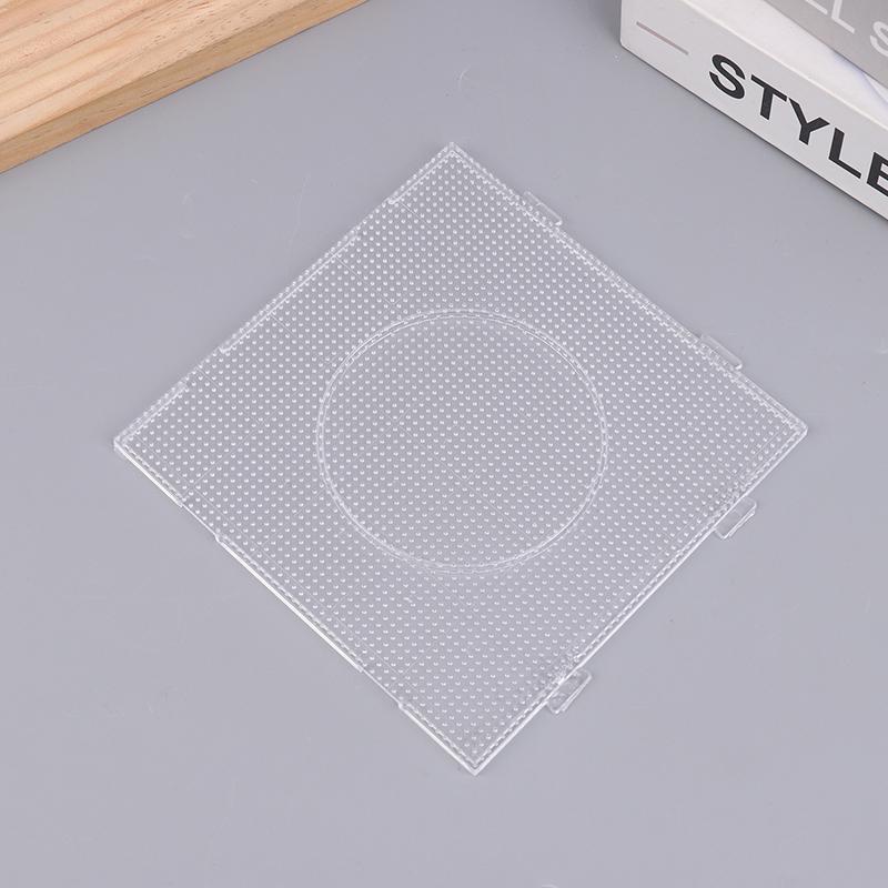 4Pcs 2.6Mm Beads Pegboards Board For Perler Tool Fuse Beads Square Jigsaw Puzzle Template Children Educational Toys Diy