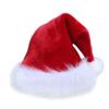 Plush Christmas Hats Red Blue Green Black Santa Claus Hat Adult Children Hats Merry Christmas Decor Happy New Year 2024