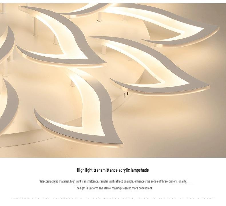 Modern Minimalist Dimmable LED Ceiling Light for Living Room, Bedroom, or Hall