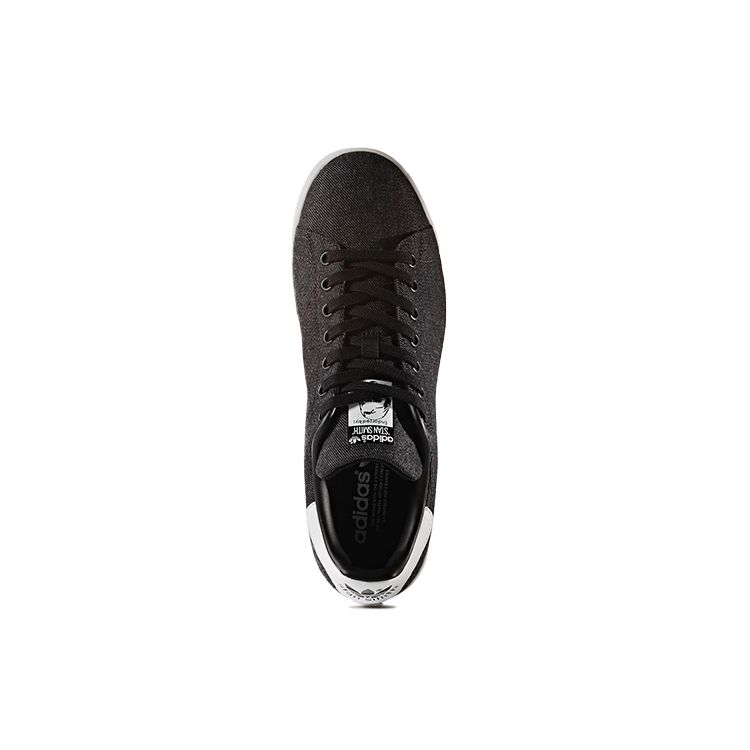 Adidas Originals Stan Smith Denim Low-Top Sneakers Unisex Sneakers Black BY9189