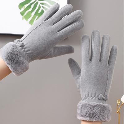 Warm Touch Screen Gloves Dralon Skiing Gloves New Windproof Cold Proof Gloves  Women