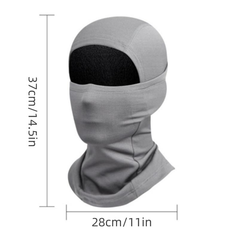 Skiing and Cycling Face Mask for Men and Women, Thickened and Fleece-lined for Cold Protection, Balaclava Face Mask