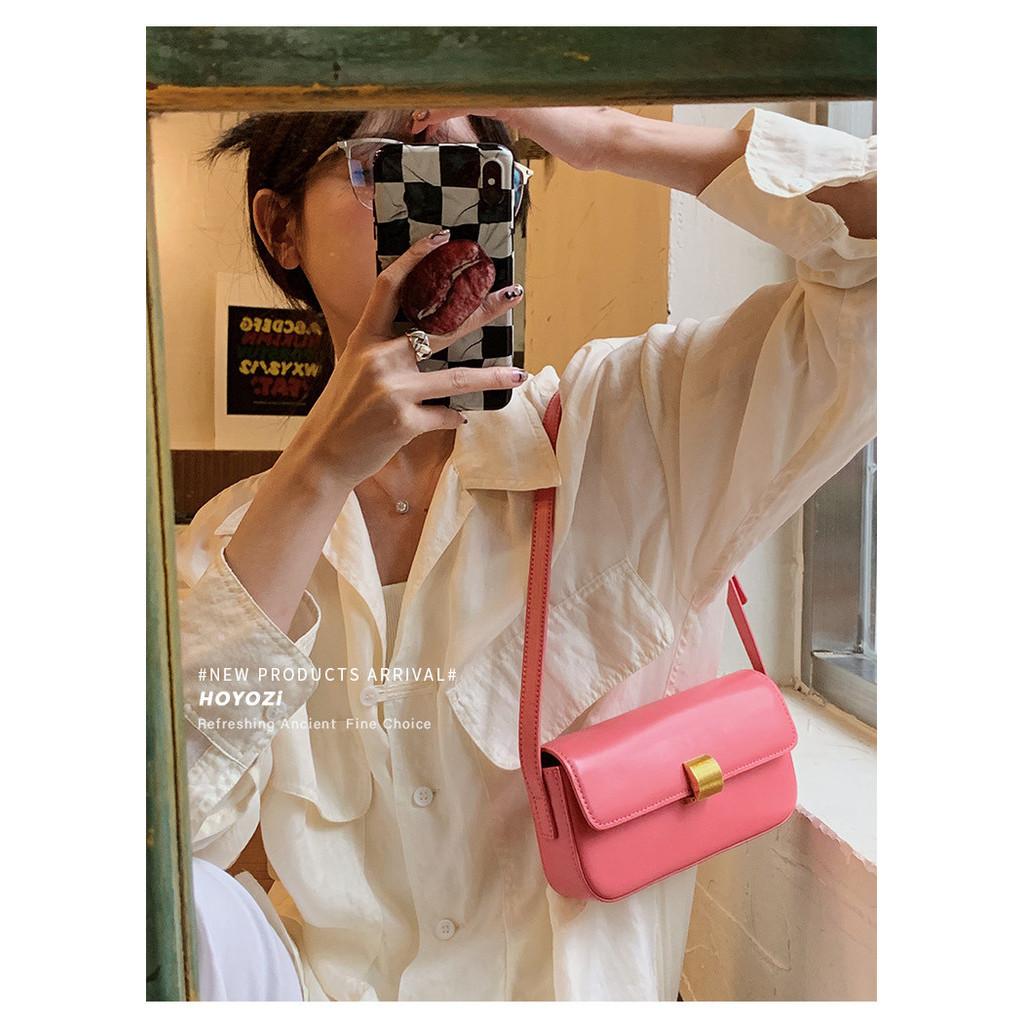 IELGY Женская розовая сумка подмышкой — фото 6