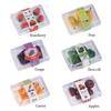 Clear Box Dollhouse Vegetable Model Simulated Design Simulated Food Dolls House Accessories  Gift
