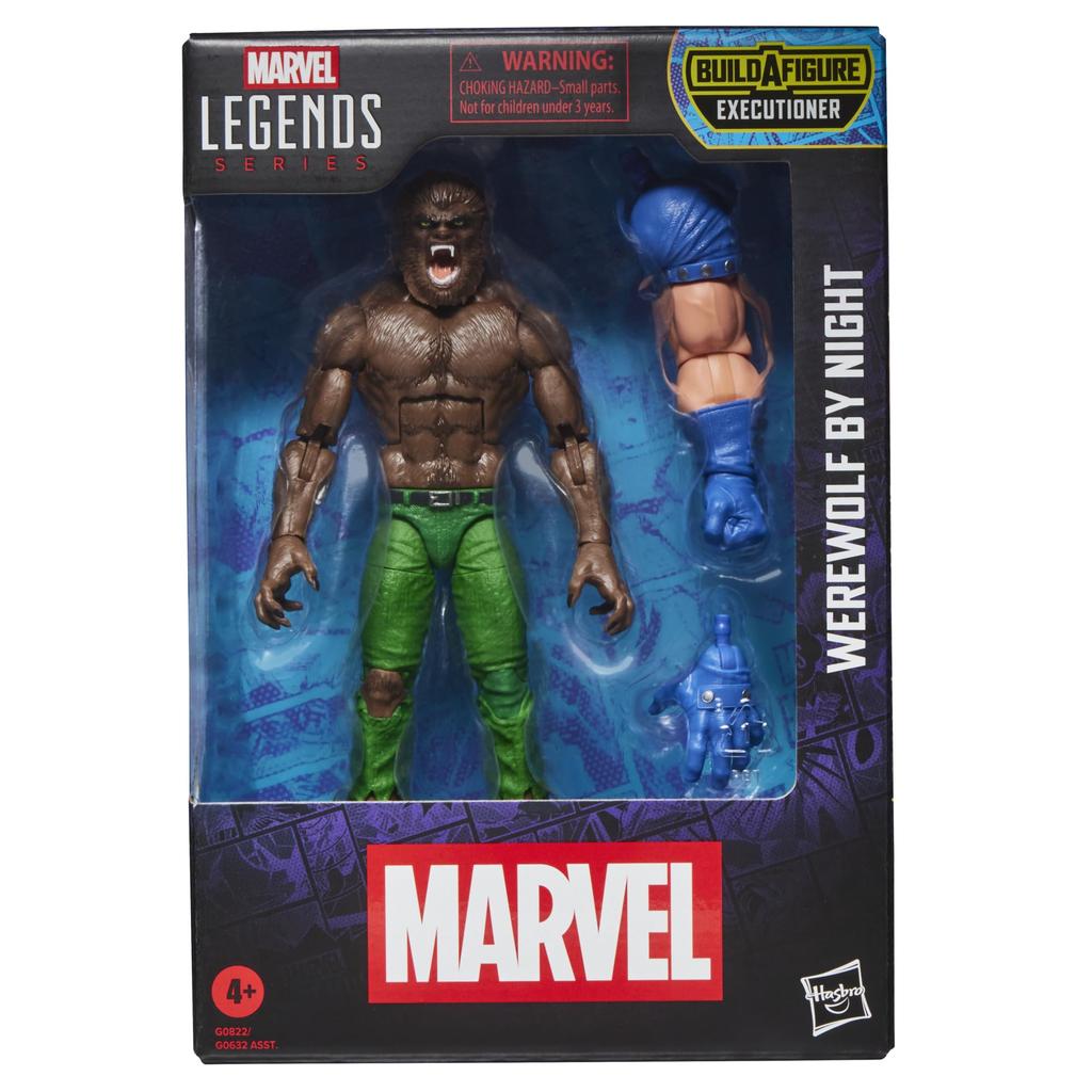 Hasbro Marvel Legends Series Werewolf by Night Marvel Comics Collectible Action Figure G0822 Authentic 6-inch