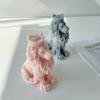 Weiwu Xionglion Silicone Candle Mold 3d Sitting Lion Aromatherapy Gypsum Soap Resin Handicraft Molds Home Decoration Gift
