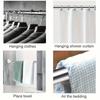 Multipurpose Heavy-Duty Adjustable Tension Curtain Rod  for Shower, Closet, Window, Towel Rack - Metal & Plastic Home Accessory