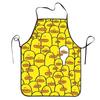 Cartoon Cute Aprons Yellow Duck One White 52*72cm Kitchen Baking Bib Tablier Cooking Home Cleaning Pinafore for Chef Barista