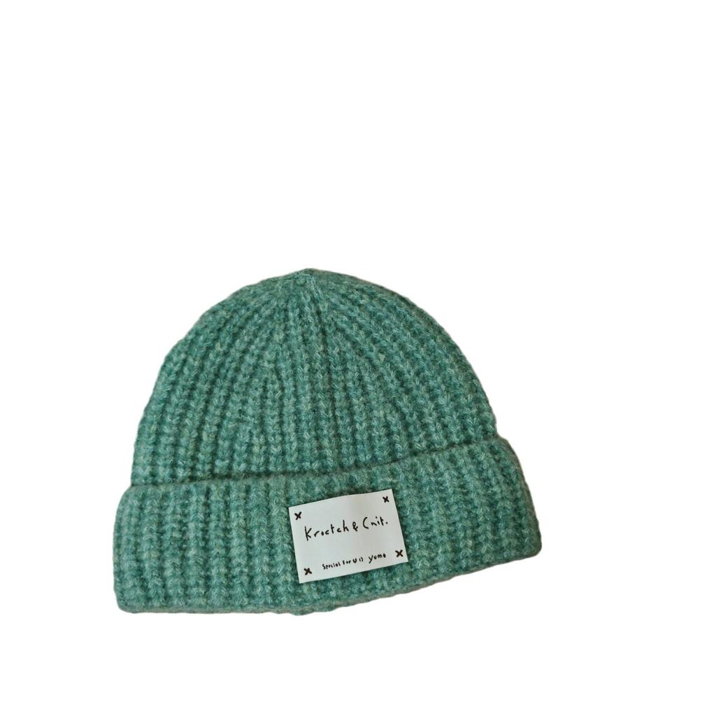 Versatile Face-showing Small Woolen Hat Korean Style Autumn and Winter Soft Girl Fashion Hat Boys and Girls Thickened Windproof Warm Knitted Hat