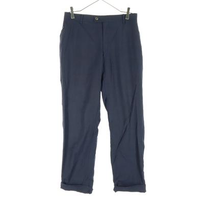 LANVIN LA COLLECTION Made In Japan Long Pants S46-24 Navy Men's Used