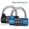 Oversized 5-Digit Combination Padlock for Gym Locker Cabinet or Toolbox