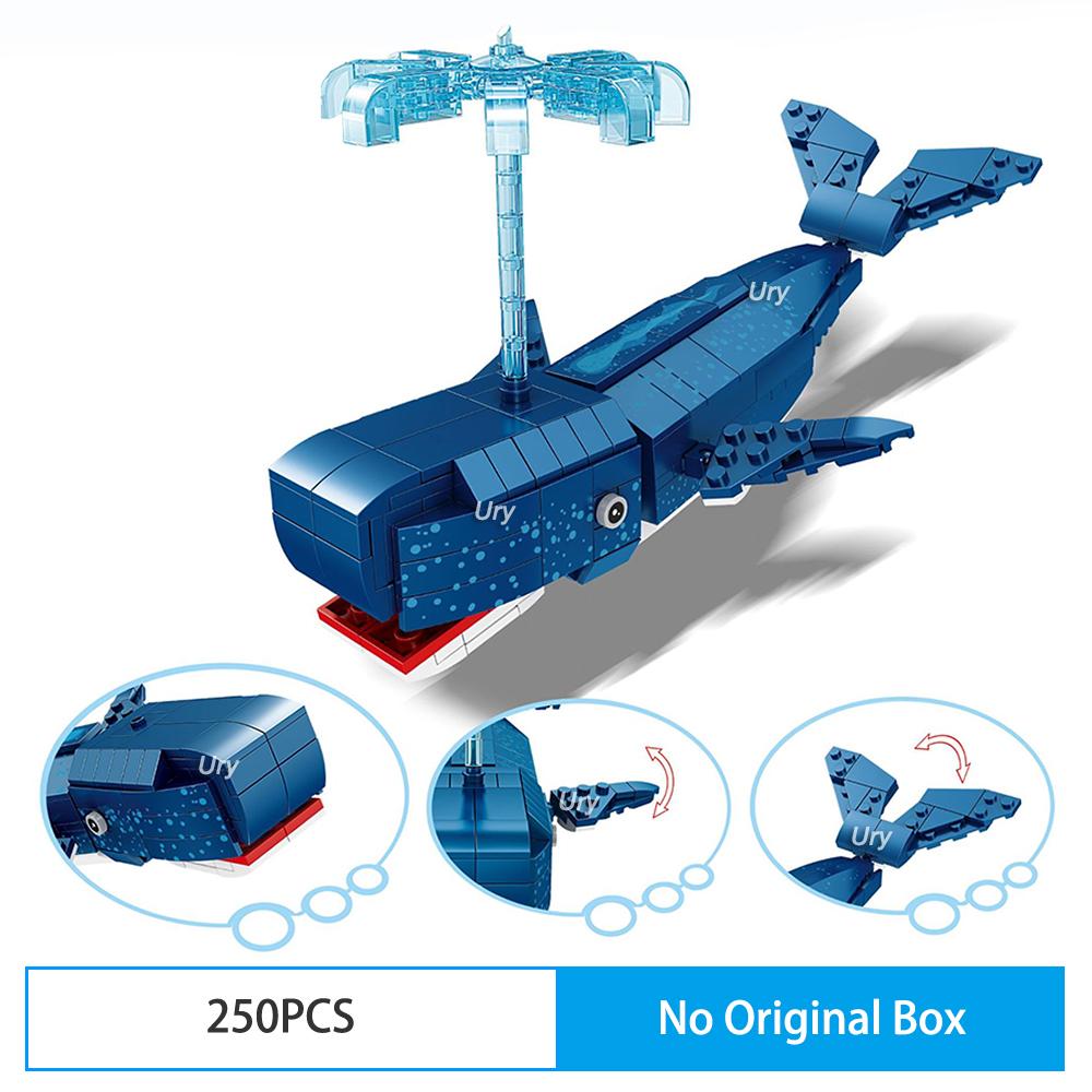 

Moc Ocean Marine Animals Гиппокамп Косатка Фонарь Рыба Модель Набор Строительные Блоки Diy Дети Собирают Игрушку Для Детей Подарок