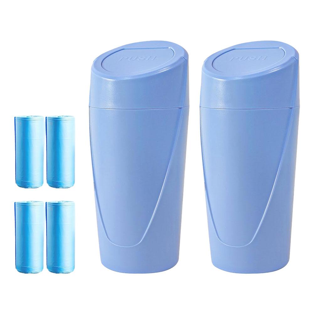 Multi Purpose ABS Mini Auto Interior Garbage Box Anti Rubber Interior Car Portable Pad Box Accessories Storage Slip Automot E2Y6