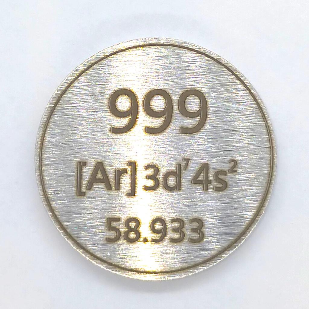 Element próbki Kobalt Co 1 5 (moneta, cal, sztuki)