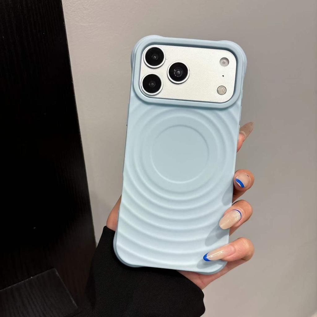 Apple 17 Promax Boyang Magnetic Stand iPhone 16 Liquid Silicone Anti-Fall Case