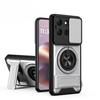 Magnetic Phone Case for Motorola Moto G35 G55 G86 G53 G34 G56 G84 G64 G45 5G G54 Slide Camera Protection Lens Ring Stand Cover