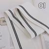 6x90cm Rib Neckline Cuff Collar Fabric Hem Elastic Knitted Baseball Uniform Jacket Coat Rib Trim Clothing Diy Sewing Accessory
