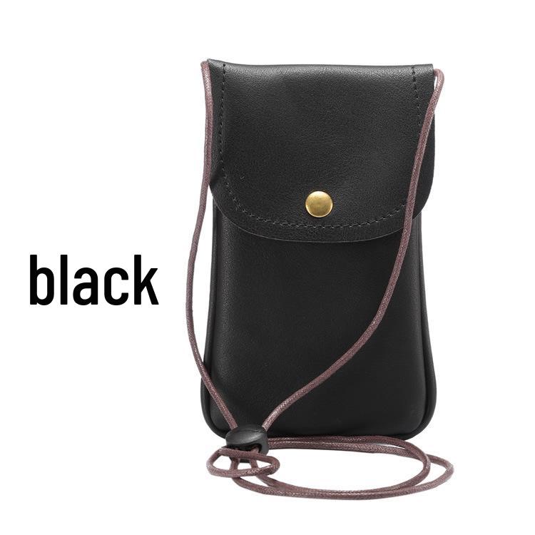 Women's Cute Mini Leather Crossbody Phone Bag - Korean Fashion Trend